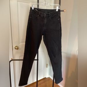 American Eagle Next Level Stretch Black Slim High Waist Jeans 6